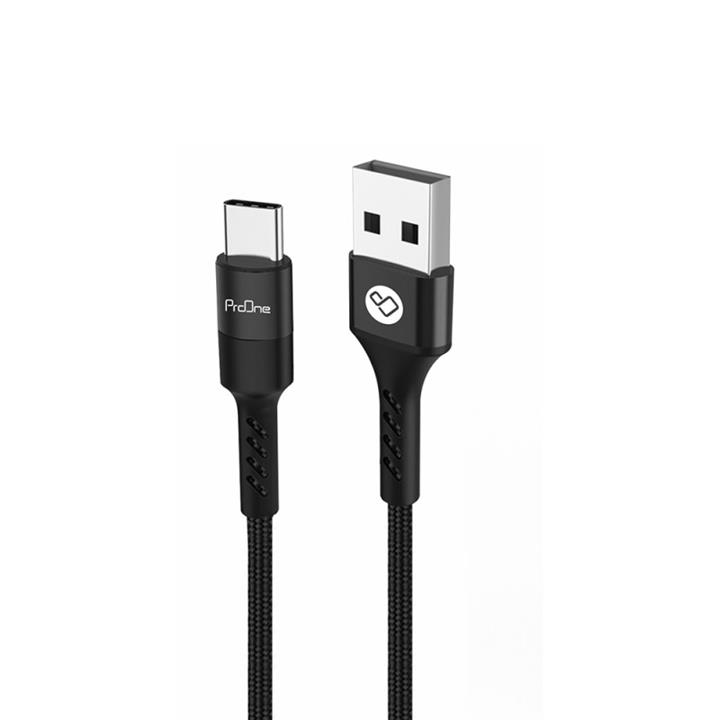 کابل تبدیل USB به USB-C پرووان مدل PCC345C طول 1 متر ProOne PCC345C Usb To Type-c Charge and Sync Type-c Cable